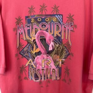 Vintage Outer Banks 2002 Melbourne Art Festival Committee Polo Size XL Graphic